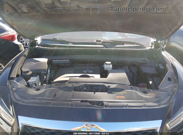 5N1DL0MN0HC515634 2017 INFINITI QX60 Black Вид ззаду