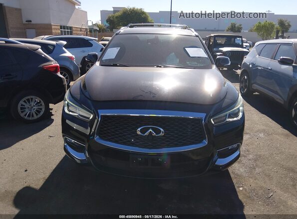 5N1DL0MN0HC515634 2017 INFINITI QX60 Black Вид задньої частини салону