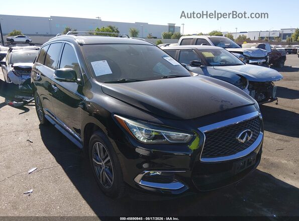 5N1DL0MN0HC515634 2017 INFINITI QX60 Black Панорамний вид салону 360°