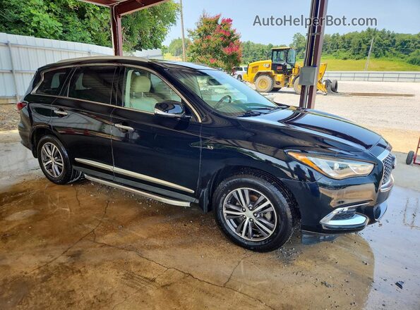 5N1DL0MN0HC543935 2017 INFINITI QX60 Black წინა მარჯვენა