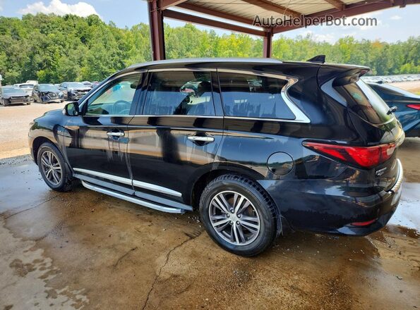 5N1DL0MN0HC543935 2017 INFINITI QX60 Black უკანა მარცხენა
