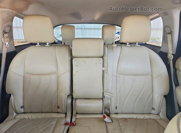5N1DL0MN0HC543935 2017 INFINITI QX60 Black უკანა სავარძლების ხედი