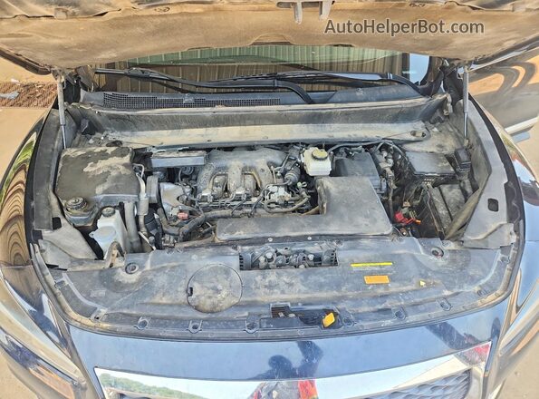 5N1DL0MN0HC543935 2017 INFINITI QX60 Black ძრავის განყოფილების ხედი