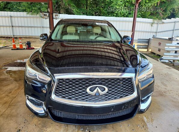 5N1DL0MN0HC543935 2017 INFINITI QX60 Black წინა ხედი