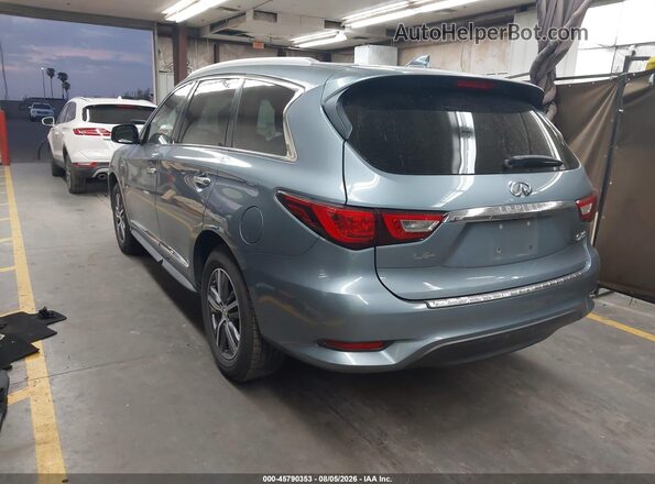 5N1DL0MN0JC500279 2018 INFINITI QX60 Blue Հետևի ձախ