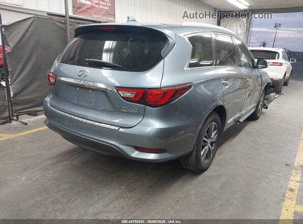 5N1DL0MN0JC500279 2018 INFINITI QX60 Blue Հետևի աջ