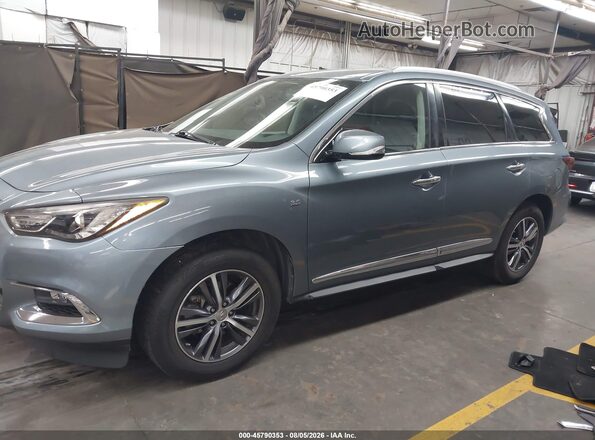 5N1DL0MN0JC500279 2018 INFINITI QX60 Blue Սալոնի 360 աստիճան տեսք