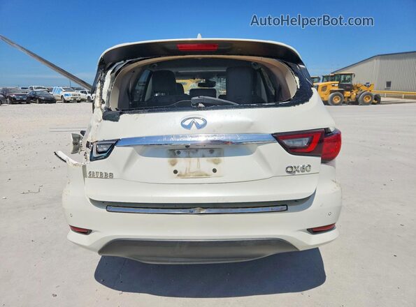 5N1DL0MN0KC501868 2019 INFINITI QX60 White Вид ззаду