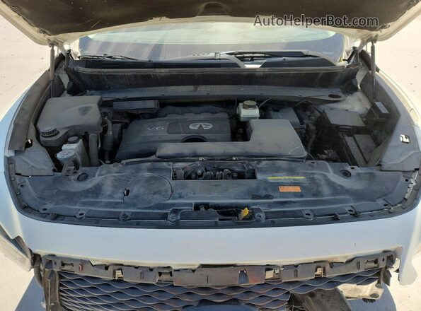 5N1DL0MN0KC501868 2019 INFINITI QX60 White Вид підкапотного простору