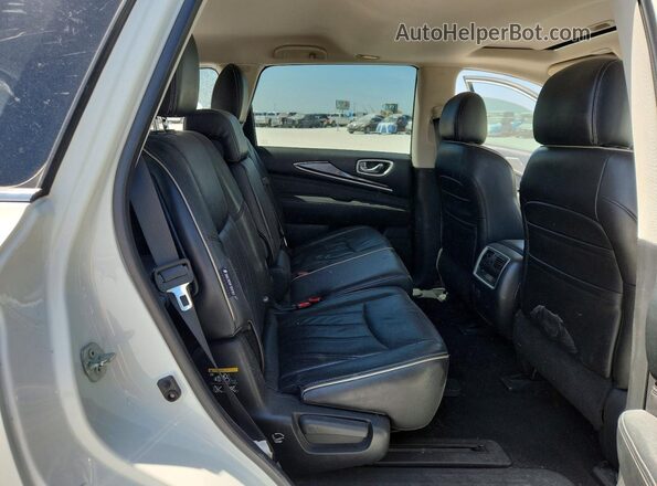 5N1DL0MN0KC501868 2019 INFINITI QX60 White Вид задньої частини салону