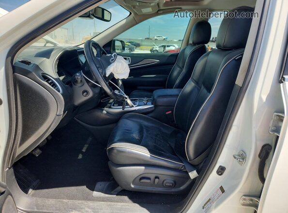5N1DL0MN0KC501868 2019 INFINITI QX60 White Вид салону спереду