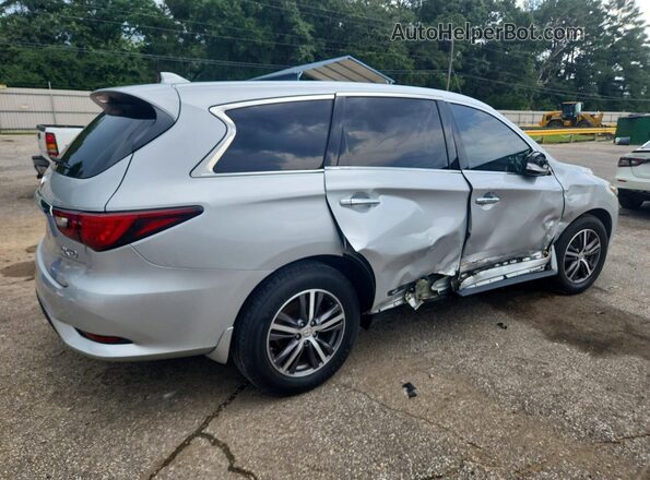 5N1DL0MN0KC529864 2019 INFINITI QX60 Серебряный Задняя правая четверть