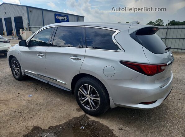 5N1DL0MN0KC529864 2019 INFINITI QX60 Серебряный Задняя левая четверть