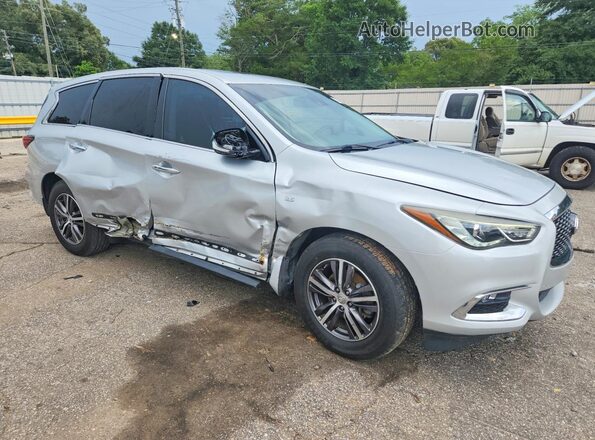 5N1DL0MN0KC529864 2019 INFINITI QX60 Серебряный Передняя правая четверть