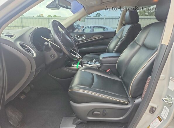 5N1DL0MN0KC529864 2019 INFINITI QX60 Серебряный Вид салона спереди