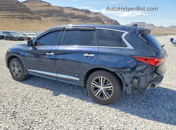 5N1DL0MN0LC537805 2020 INFINITI QX60 Blue Հետևի ձախ