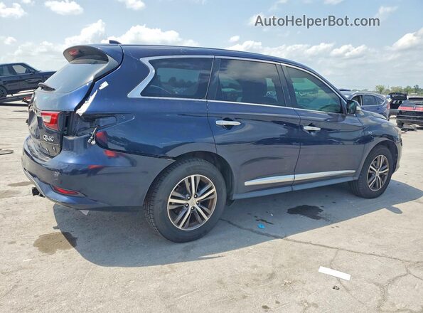 5N1DL0MN1HC505906 2017 INFINITI QX60 Blue Tył prawy