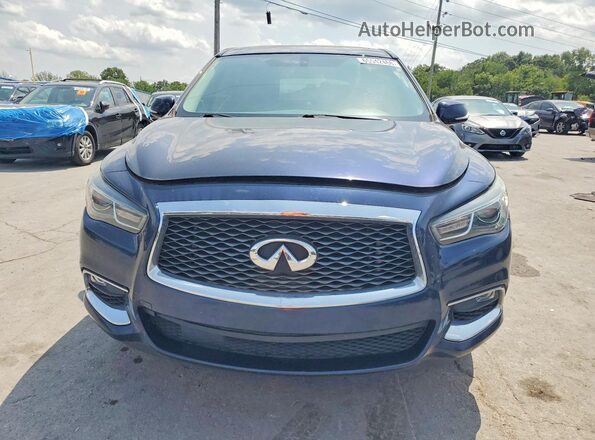 5N1DL0MN1HC505906 2017 INFINITI QX60 Blue Widok z przodu