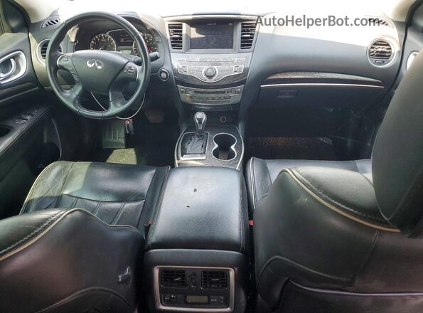 5N1DL0MN1HC505906 2017 INFINITI QX60 Blue Widok deski rozdzielczej