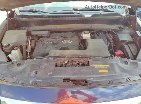 5N1DL0MN1HC505906 2017 INFINITI QX60 Blue Widok komory silnika