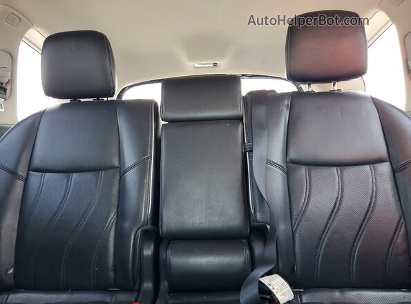 5N1DL0MN1HC505906 2017 INFINITI QX60 Blue Widok tylnych siedzeń