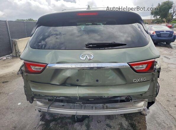 5N1DL0MN1HC507784 2017 INFINITI QX60 Green Rear view