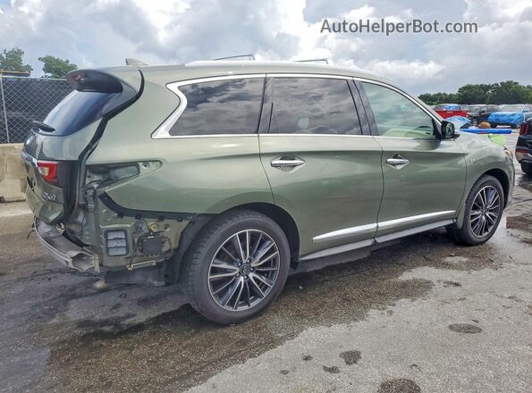 5N1DL0MN1HC507784 2017 INFINITI QX60 Green Rear right