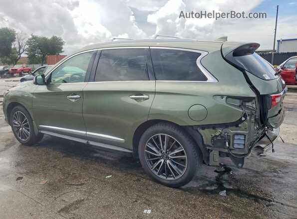 5N1DL0MN1HC507784 2017 INFINITI QX60 Green Rear left