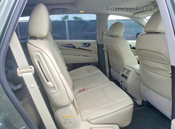 5N1DL0MN1HC507784 2017 INFINITI QX60 Green Rear interior view