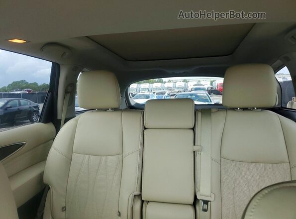 5N1DL0MN1HC507784 2017 INFINITI QX60 Green Rear seats view
