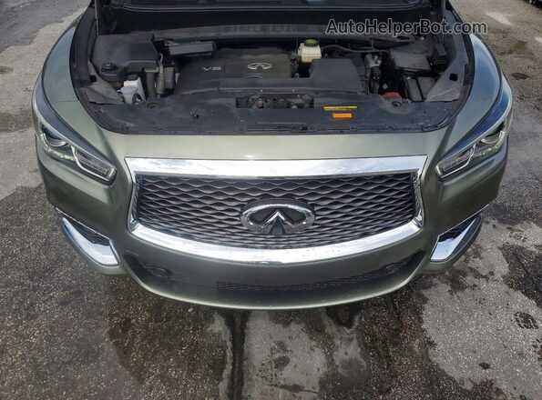 5N1DL0MN1HC507784 2017 INFINITI QX60 Green Engine compartment view