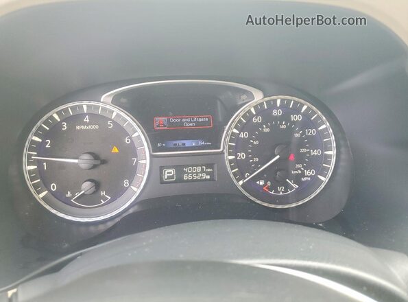 5N1DL0MN1HC507784 2017 INFINITI QX60 Green Instrument cluster view