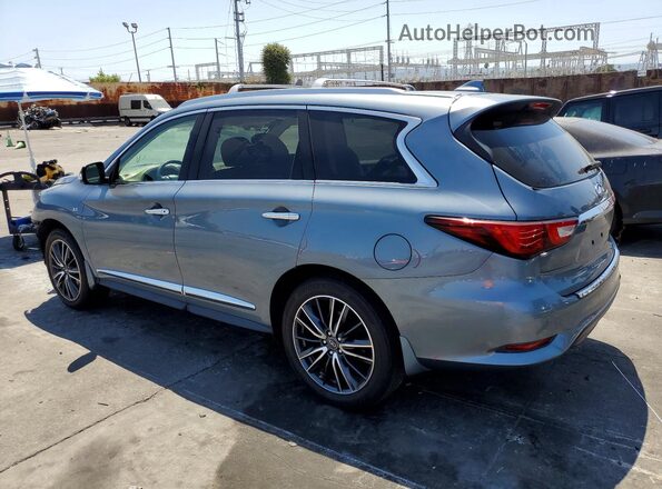 5N1DL0MN1HC514248 2017 INFINITI QX60 Gray Trasero izquierdo