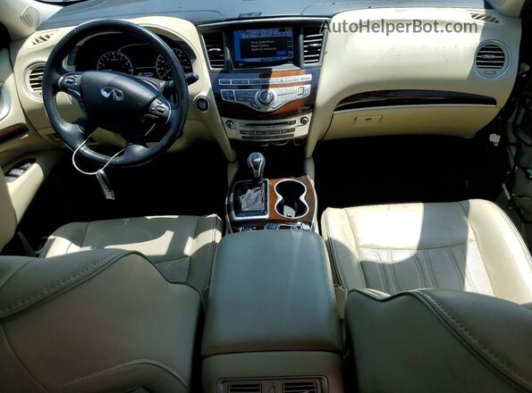 5N1DL0MN1HC514248 2017 INFINITI QX60 Gray Vista del salpicadero