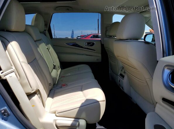 5N1DL0MN1HC514248 2017 INFINITI QX60 Gray Vista de los asientos traseros