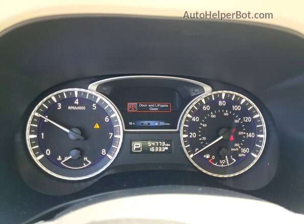 5N1DL0MN1HC514248 2017 INFINITI QX60 Gray Vista del cuadro de instrumentos