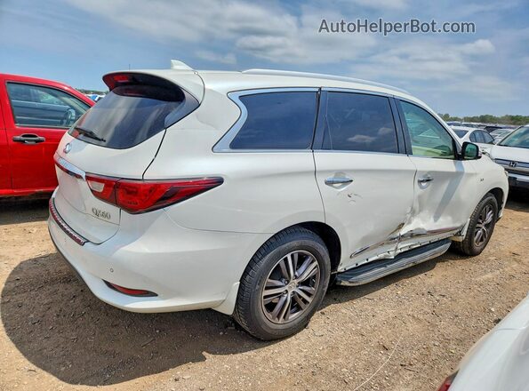 5N1DL0MN1HC561196 2017 INFINITI QX60 White Rear right