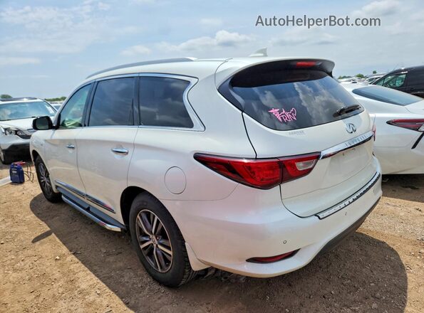 5N1DL0MN1HC561196 2017 INFINITI QX60 White Rear left