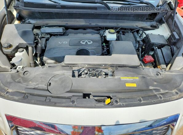 5N1DL0MN1HC561196 2017 INFINITI QX60 White Rear interior view