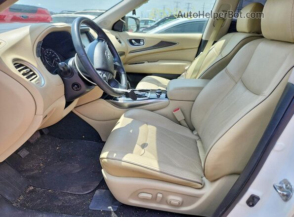 5N1DL0MN1HC561196 2017 INFINITI QX60 White Front interior view