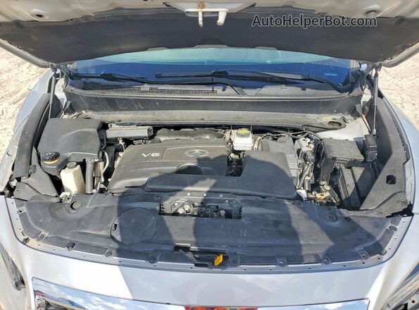 5N1DL0MN1JC529774 2018 INFINITI QX60 Silver Vista del compartimento del motor