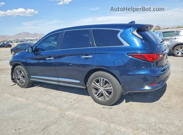 5N1DL0MN1KC558323 2019 INFINITI QX60 Blue Հետևի ձախ