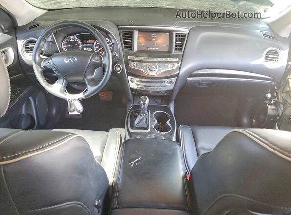 5N1DL0MN1KC558323 2019 INFINITI QX60 Blue Առջևի վահանակի տեսք