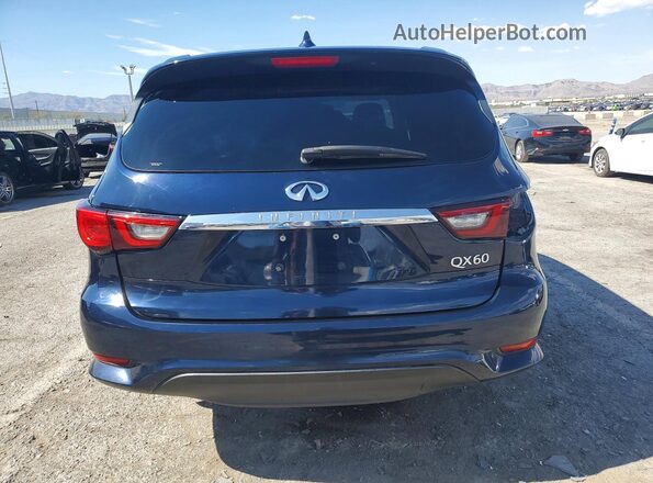 5N1DL0MN1KC558323 2019 INFINITI QX60 Blue Հետևի տեսք