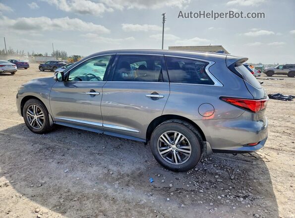 5N1DL0MN1LC501587 2020 INFINITI QX60 Gray Задня ліва чверть