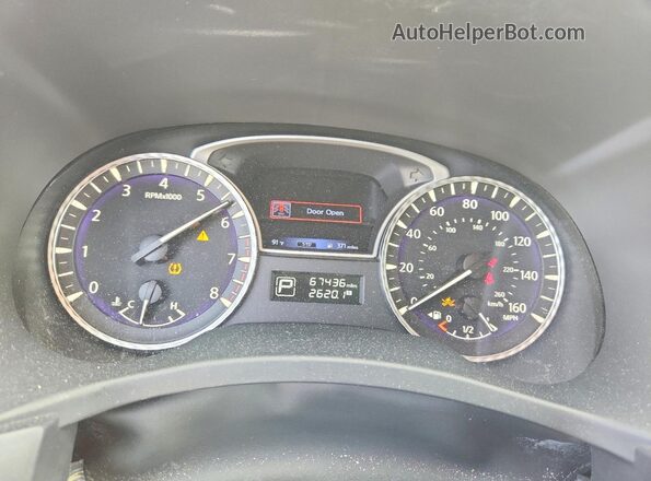 5N1DL0MN1LC501587 2020 INFINITI QX60 Gray Вид щитка приладів