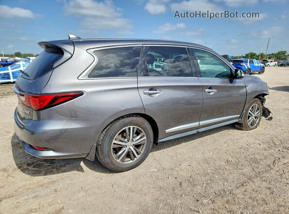 5N1DL0MN1LC501587 2020 INFINITI QX60 Gray Задня права чверть