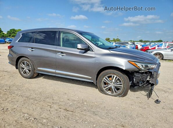 5N1DL0MN1LC501587 2020 INFINITI QX60 Gray Передня права чверть