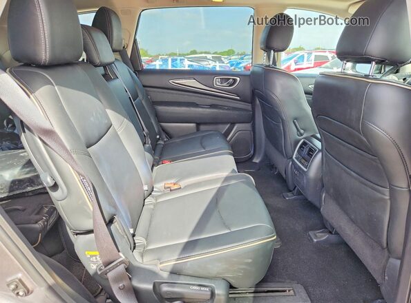 5N1DL0MN1LC501587 2020 INFINITI QX60 Gray Вид задньої частини салону