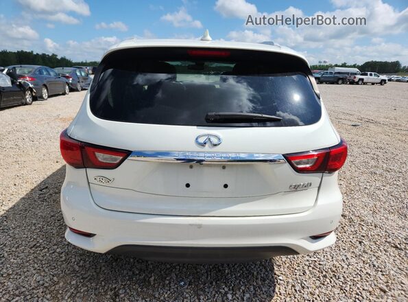 5N1DL0MN2HC507499 2017 INFINITI QX60 White Հետևի տեսք